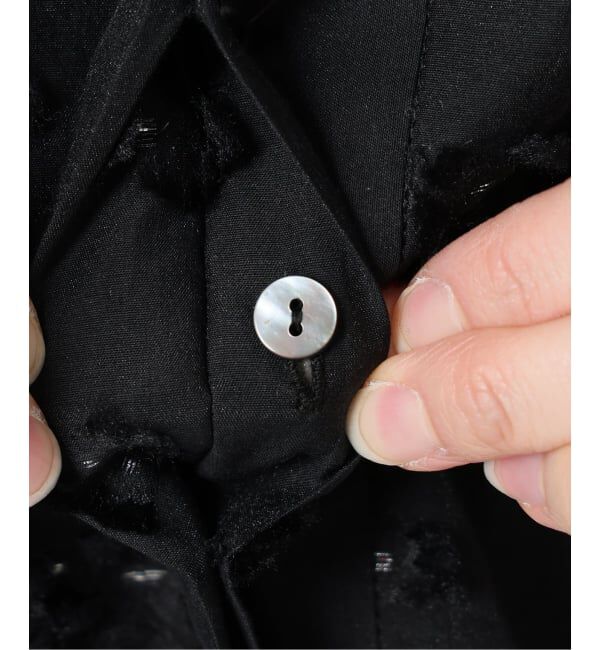 IENA「《予約》フラワージャガードボリュームブラウス」|シャツ・ブラウス|