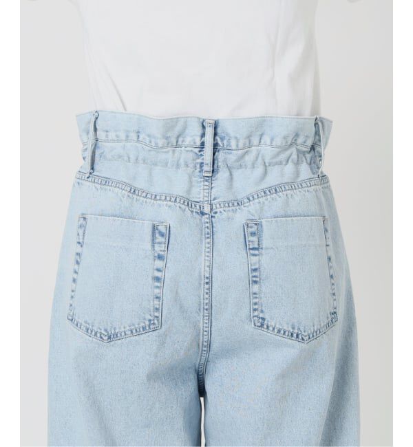 IENA「《予約》ブラウジングデニムパンツ」|デニム|