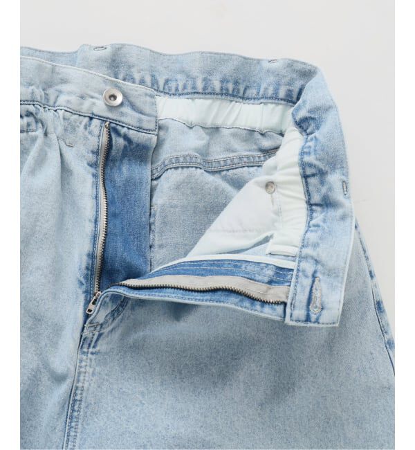 IENA「《予約》ブラウジングデニムパンツ」|デニム|