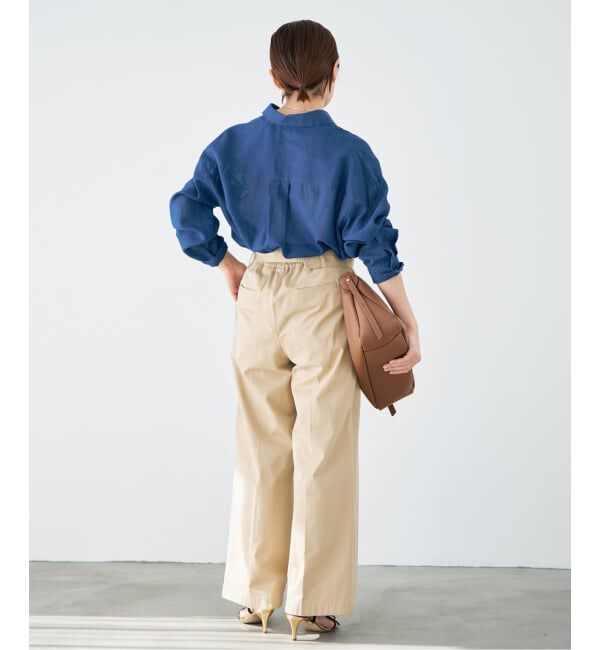 IENA「《予約》シアーデニムシャツ」|シャツ・ブラウス|