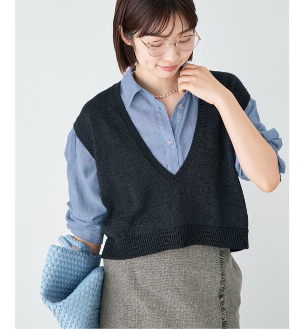 IENA「《予約》シアーデニムシャツ」|シャツ・ブラウス|