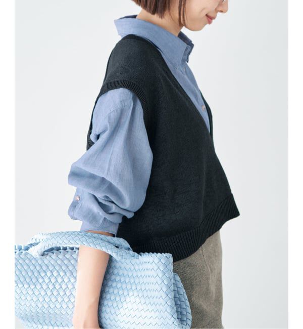 IENA「《予約》シアーデニムシャツ」|シャツ・ブラウス|