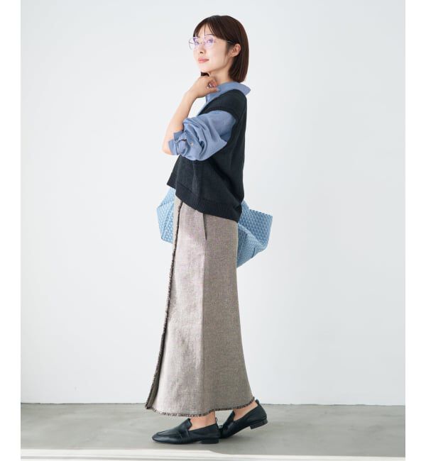 IENA「《予約》シアーデニムシャツ」|シャツ・ブラウス|