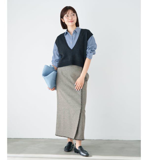 IENA「《予約》シアーデニムシャツ」|シャツ・ブラウス|