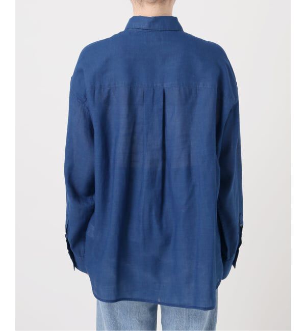 IENA「《予約》シアーデニムシャツ」|シャツ・ブラウス|