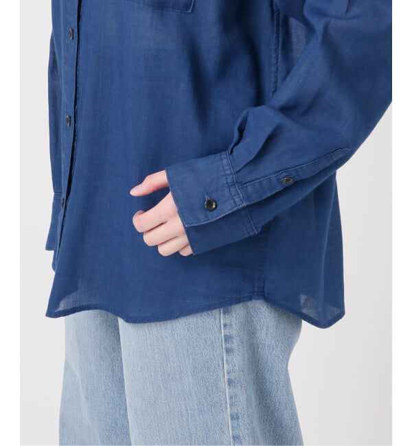 IENA「《予約》シアーデニムシャツ」|シャツ・ブラウス|