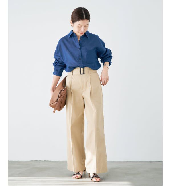 IENA「《予約》シアーデニムシャツ」|シャツ・ブラウス|