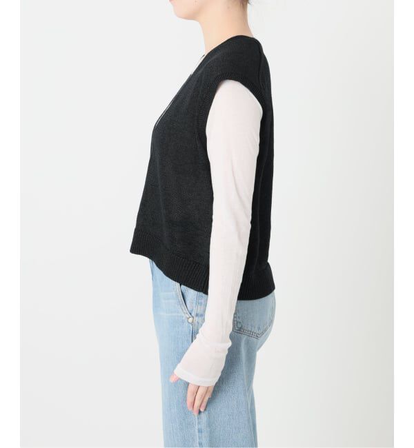 IENA「《予約》コットンwashiニットベスト」|ベスト・ジレ|