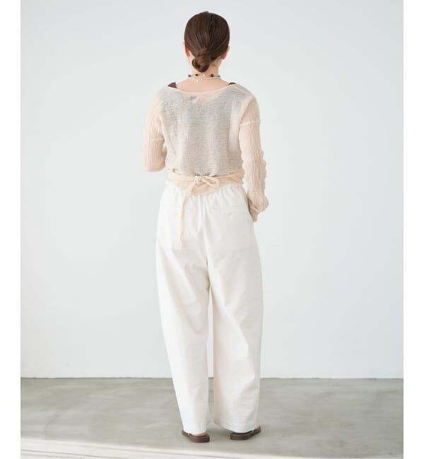 IENA「《予約》LES ATELIERS FRANCAIS DE CONFECTION Cache Coeur PE26JPCACHE」|シャツ・ブラウス|