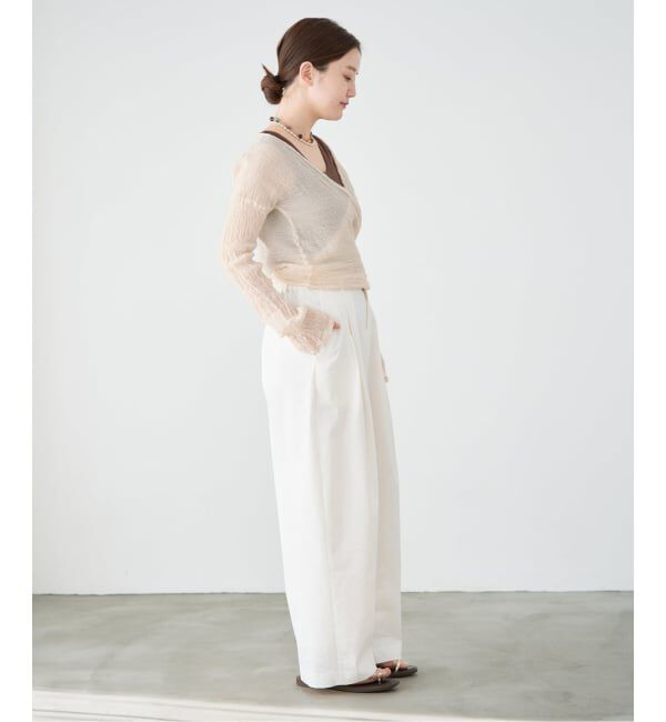 IENA「《予約》LES ATELIERS FRANCAIS DE CONFECTION Cache Coeur PE26JPCACHE」|シャツ・ブラウス|