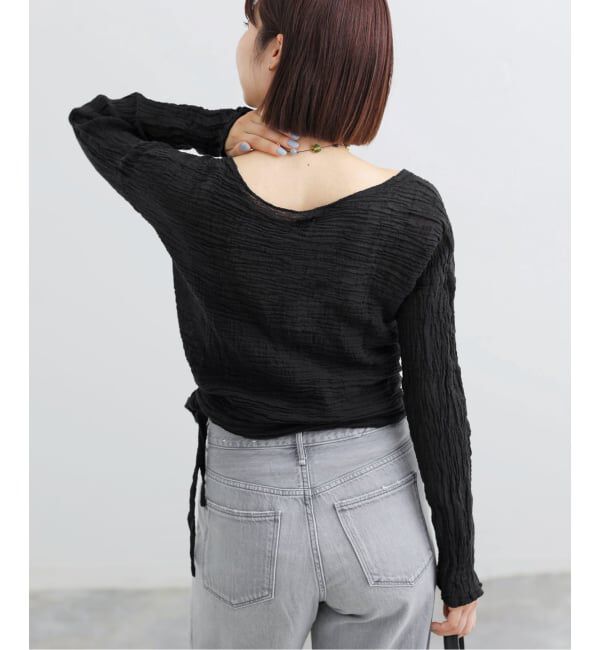 IENA「《予約》LES ATELIERS FRANCAIS DE CONFECTION Cache Coeur PE26JPCACHE」|シャツ・ブラウス|