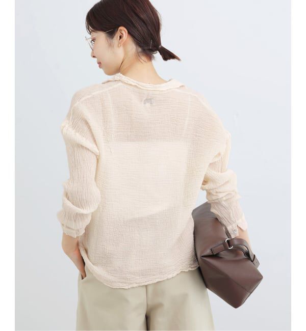 IENA「《予約》LES ATELIERS FRANCAIS DE CONFECTION Blouse Desert PE26BLDESERTGDC」|シャツ・ブラウス|