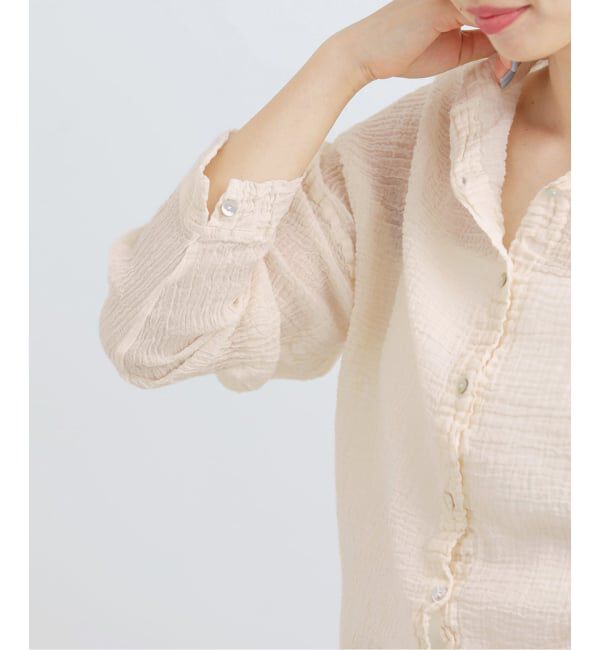 IENA「《予約》LES ATELIERS FRANCAIS DE CONFECTION Blouse Desert PE26BLDESERTGDC」|シャツ・ブラウス|