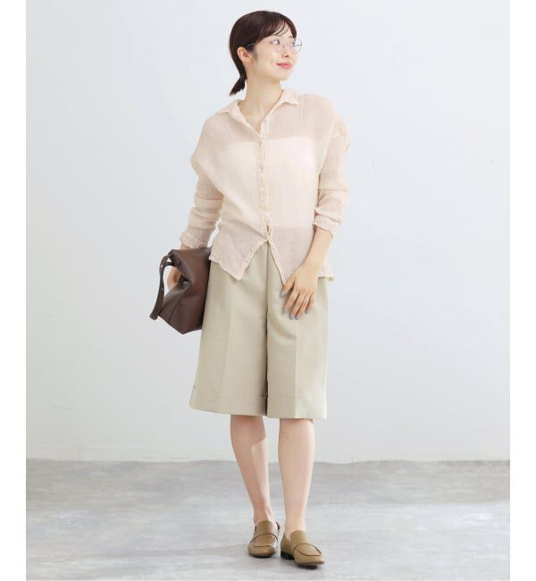 IENA「《予約》LES ATELIERS FRANCAIS DE CONFECTION Blouse Desert PE26BLDESERTGDC」|シャツ・ブラウス|