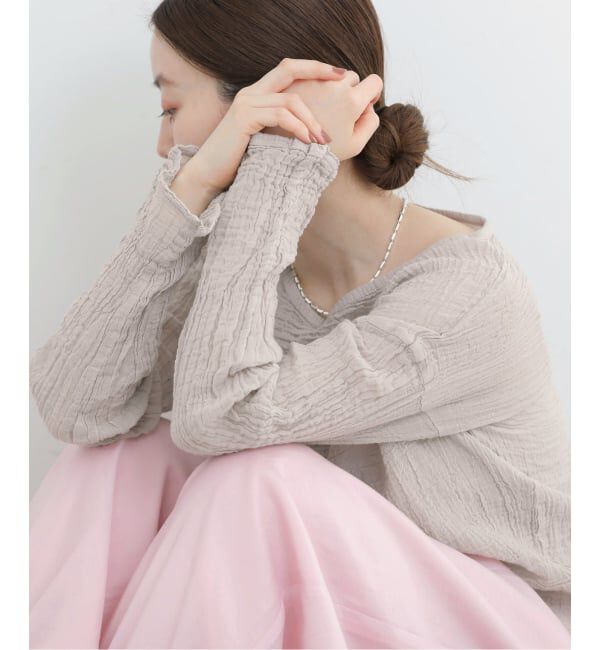 IENA「《予約》LES ATELIERS FRANCAIS DE CONFECTION T Manches Longues PE26TSMLGDC」|シャツ・ブラウス|