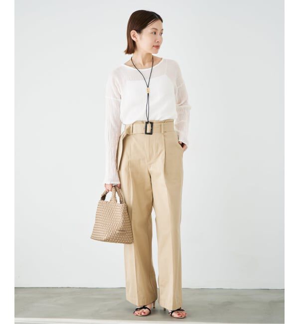 IENA「《予約》LES ATELIERS FRANCAIS DE CONFECTION T Manches Longues PE26TSMLGDC」|シャツ・ブラウス|