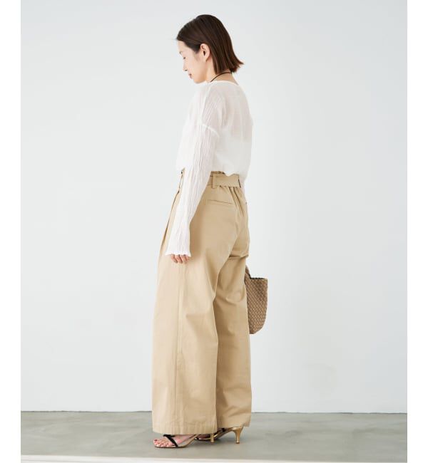 IENA「《予約》LES ATELIERS FRANCAIS DE CONFECTION T Manches Longues PE26TSMLGDC」|シャツ・ブラウス|