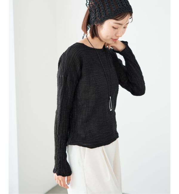 IENA「《予約》LES ATELIERS FRANCAIS DE CONFECTION T Manches Longues PE26TSMLGDC」|シャツ・ブラウス|