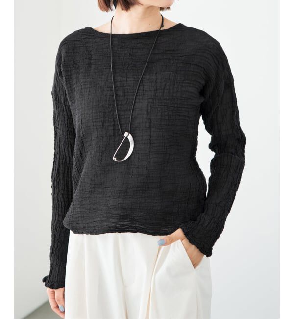 IENA「《予約》LES ATELIERS FRANCAIS DE CONFECTION T Manches Longues PE26TSMLGDC」|シャツ・ブラウス|