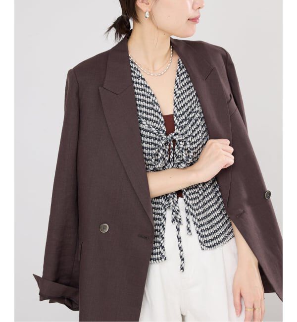 IENA「《予約》PALIT/パリット JULIA BLOUSE ブラウス 61OT23」|シャツ・ブラウス|