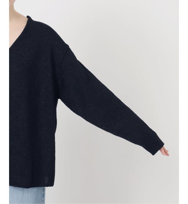 IENA「《予約》ミックスヤーン  2WAY Vカーディガン」|カーディガン|