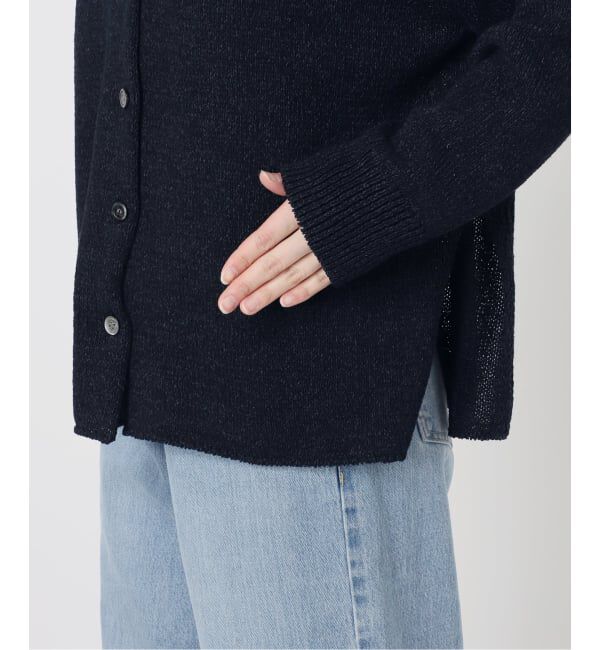 IENA「《予約》ミックスヤーン  2WAY Vカーディガン」|カーディガン|