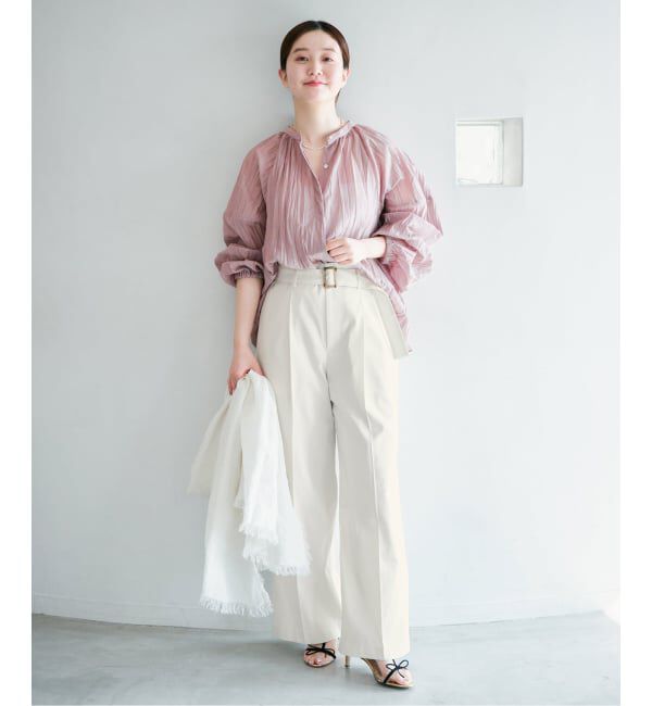 IENA「《予約》ベルテッドチノパンツ」|チノ|