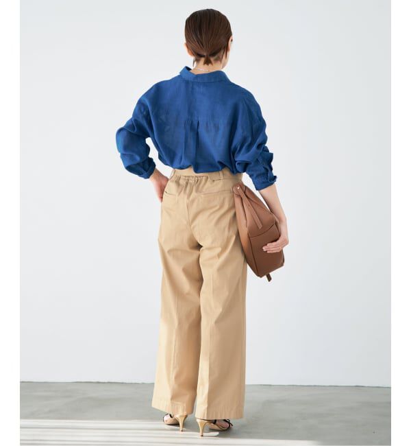 IENA「《予約》ベルテッドチノパンツ」|チノ|