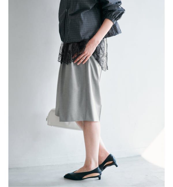 IENA「《予約》ウォッシャブル テーパードハーフスラックス」|その他|