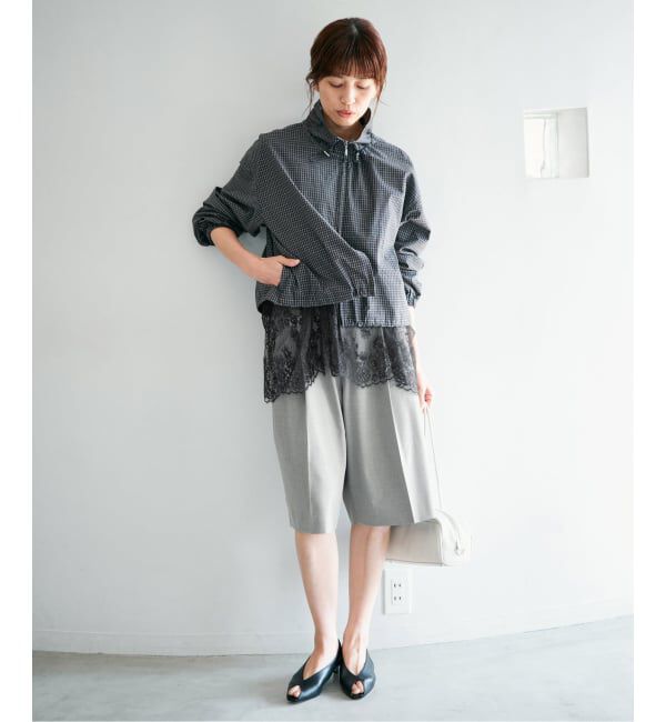 IENA「《予約》ウォッシャブル テーパードハーフスラックス」|その他|