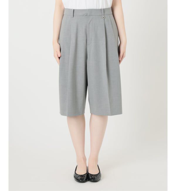 IENA「《予約》ウォッシャブル テーパードハーフスラックス」|その他|