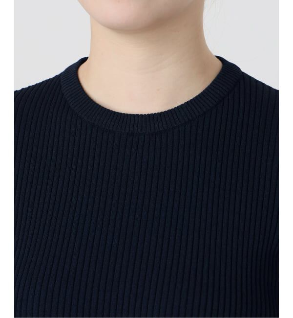 IENA「《予約》レース襟 RIBホールガーメントプルオーバー」|ニット・セーター|