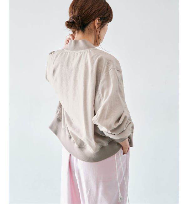 IENA「《予約》ウォッシャブル ライトエアリーMA-1」|ブルゾン・スタジャン|