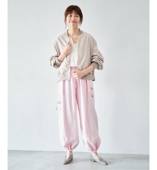 IENA「《予約》ウォッシャブル ライトエアリーMA-1」|ブルゾン・スタジャン|