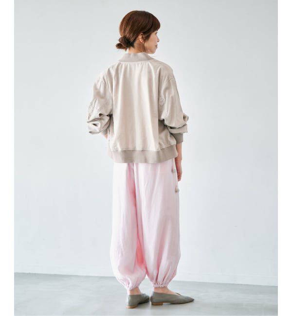 IENA「《予約》ウォッシャブル ライトエアリーMA-1」|ブルゾン・スタジャン|