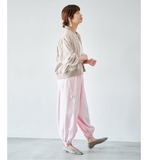 IENA「《予約》ウォッシャブル ライトエアリーMA-1」|ブルゾン・スタジャン|