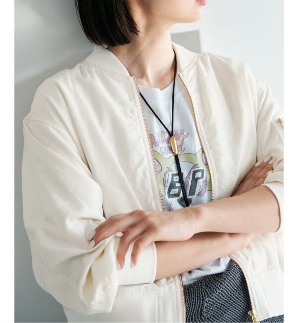 IENA「《予約》ウォッシャブル ライトエアリーMA-1」|ブルゾン・スタジャン|