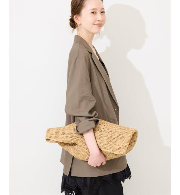 SLOBE IENA「《36.38サイズ展開/予約》リネンレーヨンシングルテーラードジャケット」|テーラードジャケット|