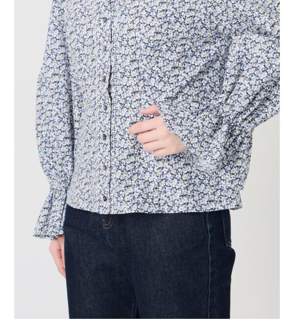 SLOBE IENA「《予約》Vネックフレアスリーブブラウス」|シャツ・ブラウス|