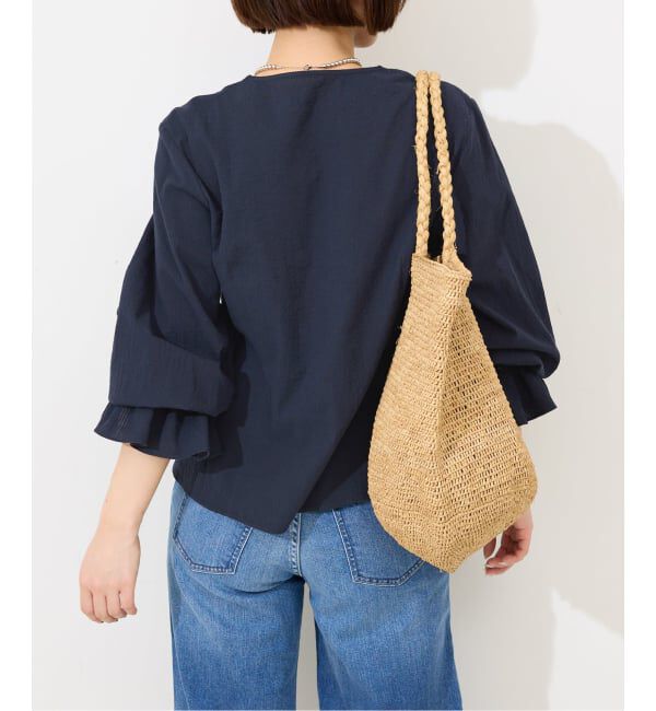 SLOBE IENA「《予約》Vネックフレアスリーブブラウス」|シャツ・ブラウス|