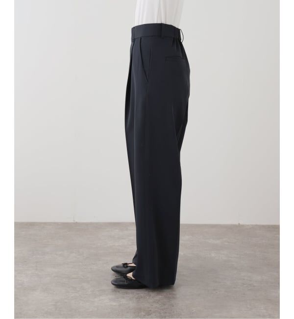 SLOBE IENA「イージーワイドパンツ」|スラックス|