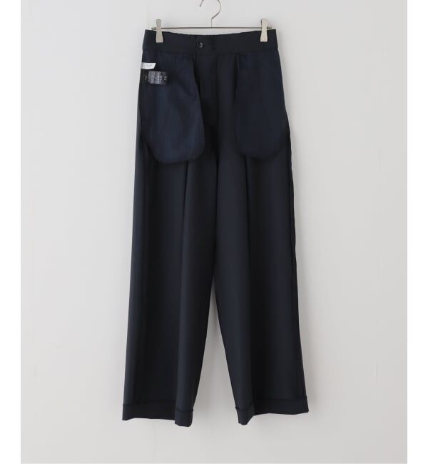 SLOBE IENA「イージーワイドパンツ」|スラックス|