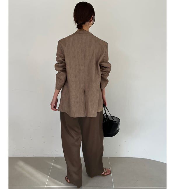 SLOBE IENA「《3サイズ展開/予約》ワンタックバレルスラックス」|スラックス|