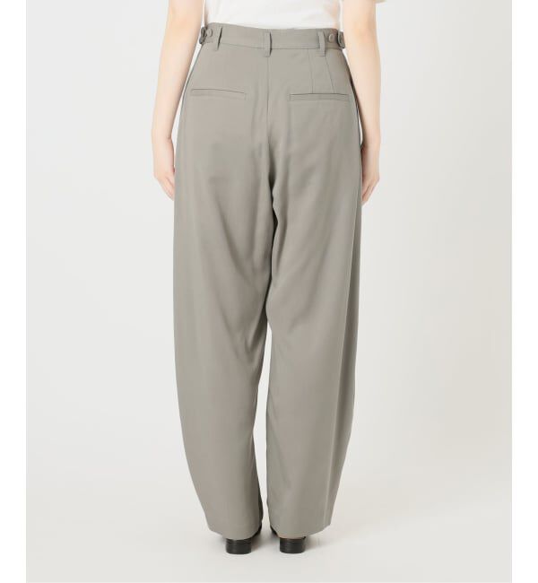 SLOBE IENA「《3サイズ展開/予約》ワンタックバレルスラックス」|スラックス|