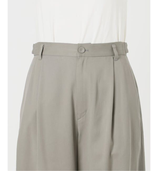 SLOBE IENA「《3サイズ展開/予約》ワンタックバレルスラックス」|スラックス|