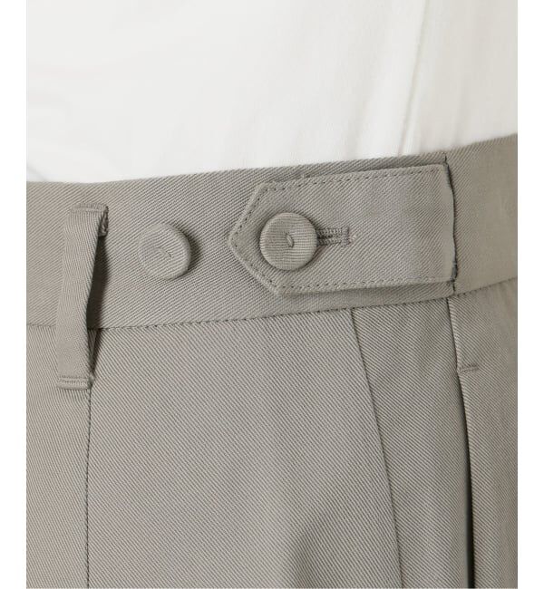 SLOBE IENA「《3サイズ展開/予約》ワンタックバレルスラックス」|スラックス|