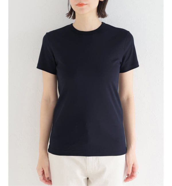 IENA「《追加2予約》ATON/エイトン 別注 SUVIN FRAISE ショートスリーブ Tシャツ」|Tシャツ・カットソー|