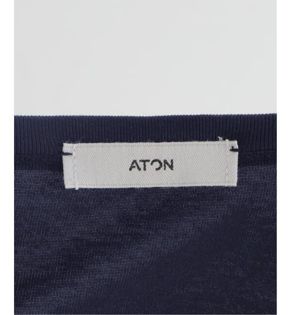 IENA「《追加2予約》ATON/エイトン 別注 SUVIN FRAISE ショートスリーブ Tシャツ」|Tシャツ・カットソー|