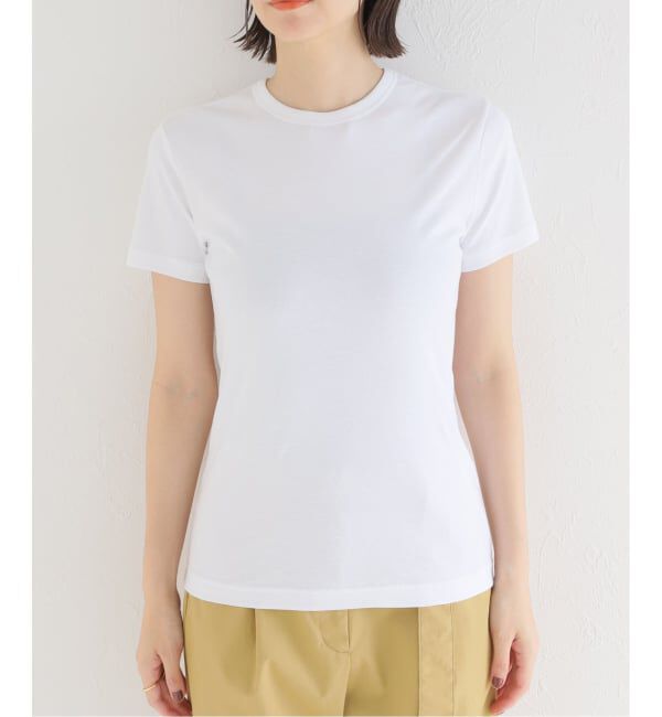 IENA「《追加2予約》ATON/エイトン 別注 SUVIN FRAISE ショートスリーブ Tシャツ」|Tシャツ・カットソー|