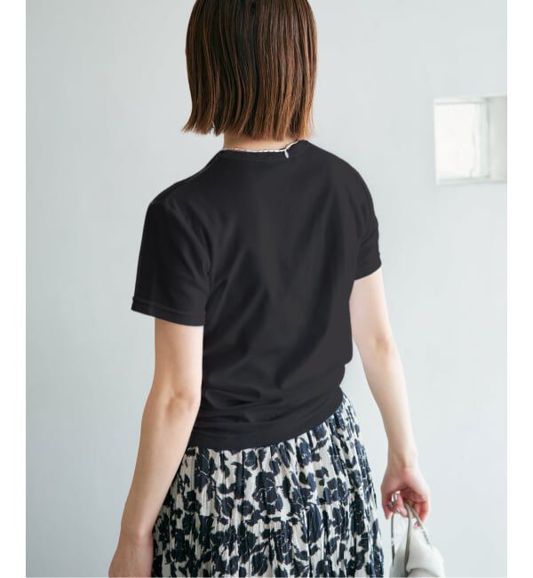 IENA「《追加2予約》ATON/エイトン 別注 SUVIN FRAISE ショートスリーブ Tシャツ」|Tシャツ・カットソー|